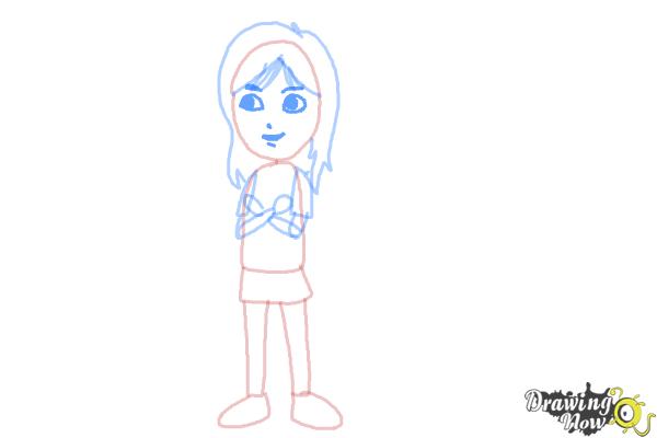 How to Draw a Teenage Girl - Step 5