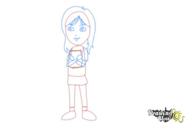 How to Draw a Teenage Girl - Step 6