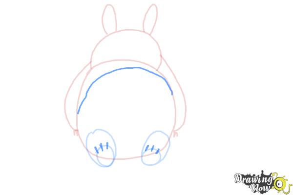 How to Draw Totoro - Step 5