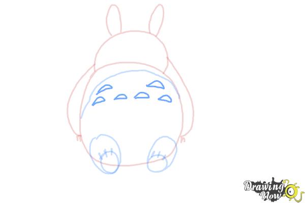How to Draw Totoro - Step 6