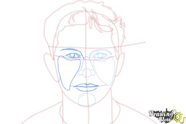 How to Draw Tobuscus, Toby Turner - Step 8