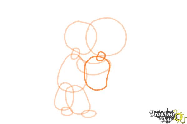 How to Draw Two People Hugging - Step 6