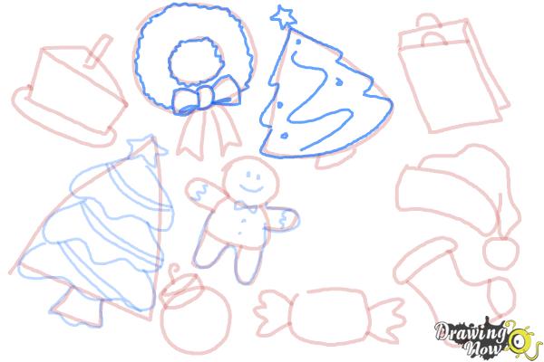 How to Draw Christmas Stuff - Step 13