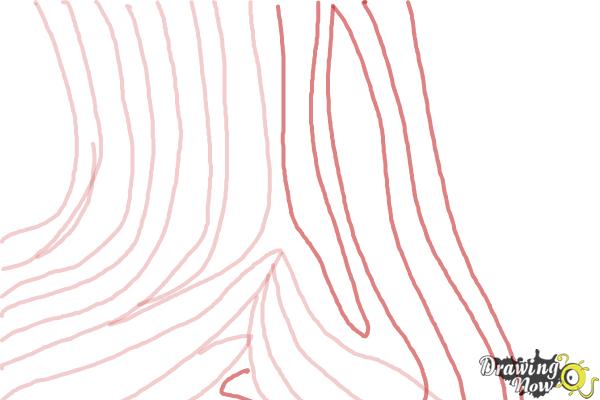 How to Draw Zebra Print - Step 7