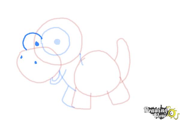 How to Draw Dinosaurs For Kids - Step 8