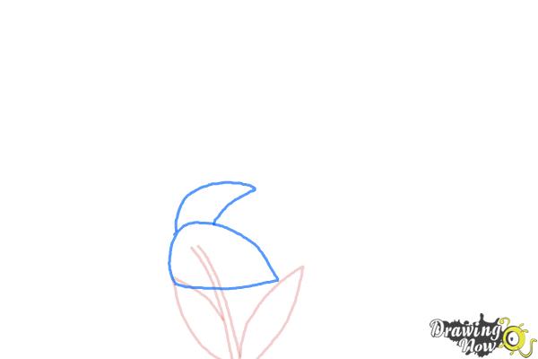 How to Draw a Stargazer Lily - Step 3