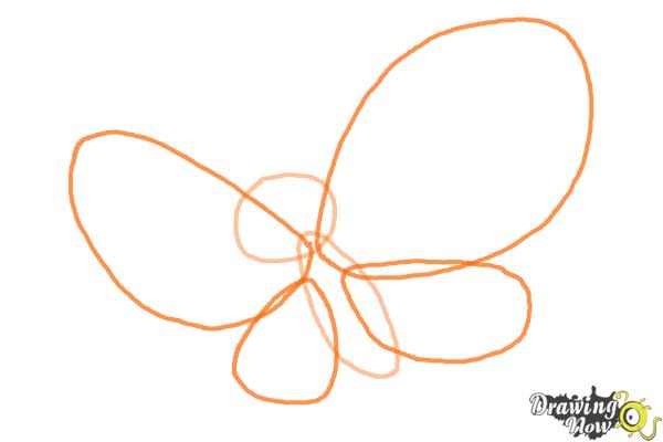 How to Draw Vivillon from Pokemon X And Y - Step 2 How to Draw Vivillon from Pokemon X And Y - Step 2