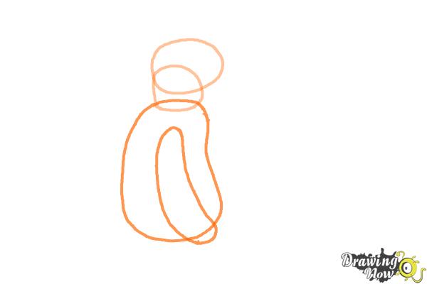 How to Draw Vinny Griffin from Family guy - Step 2 How to Draw Vinny Griffin from Family guy - Step 2