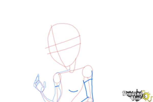 How to Draw Honey Swamp from Monster High - Step 6