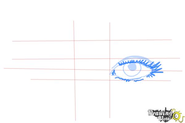 How to Draw Eyes Step by Step - Step 5