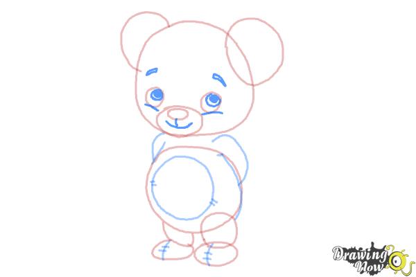 How to Draw a Bear for Kids - Step 6