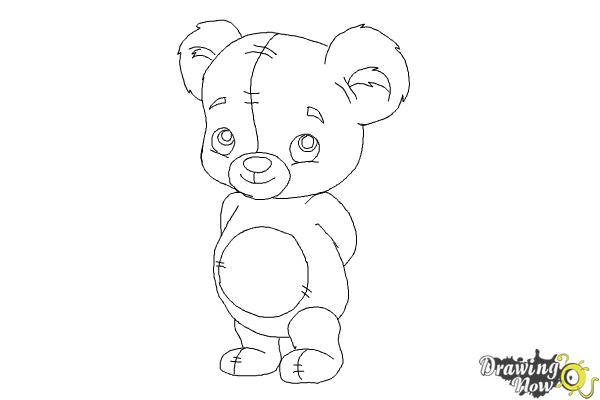 How to Draw a Bear for Kids - Step 8