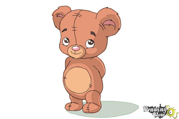 How to Draw a Bear for Kids - Step 9