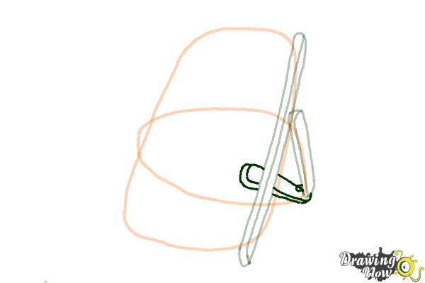 How to Draw a Beach Chair - Step 5