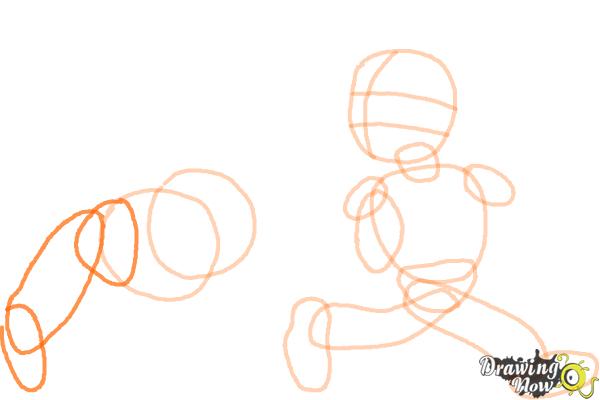 How to Draw Football Players - Step 7