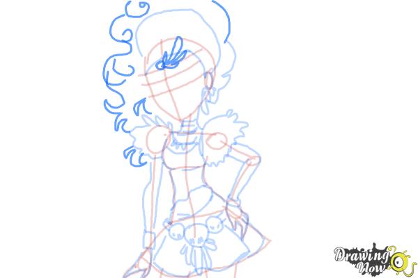 How to Draw Jane Boolittle from Monster High - Step 11 How to Draw Jane Boolittle from Monster High - Step 11