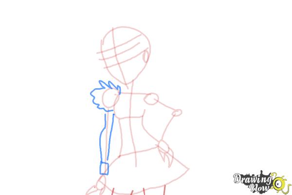 How to Draw Jane Boolittle from Monster High - Step 6 How to Draw Jane Boolittle from Monster High - Step 6