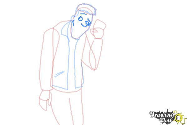 How to Draw Slo Mo, Sloman Mortavitch from Monster High - Step 8 How to Draw Slo Mo, Sloman Mortavitch from Monster High - Step 8