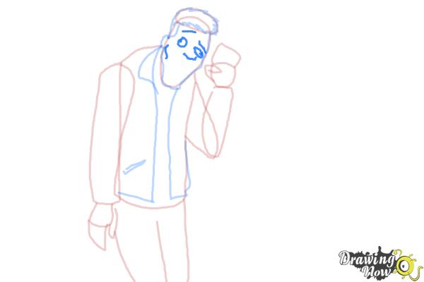 How to Draw Slo Mo, Sloman Mortavitch from Monster High - Step 8