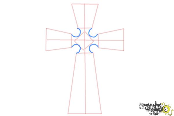 How to Draw a Celtic Cross - Step 5