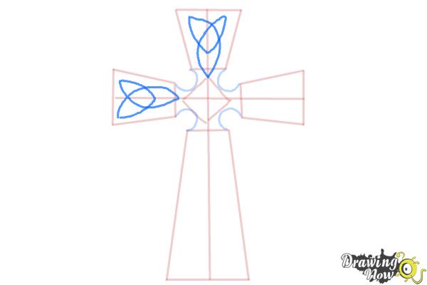 How to Draw a Celtic Cross - Step 6