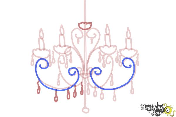 Labradorite gothic chandelier with Gothic living room and crystals all over  the place - AI Generated Artwork - NightCafe Creator