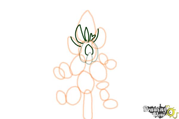 How to Draw a Bluebonnet - Step 7