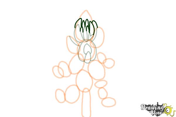 How to Draw a Bluebonnet - Step 8