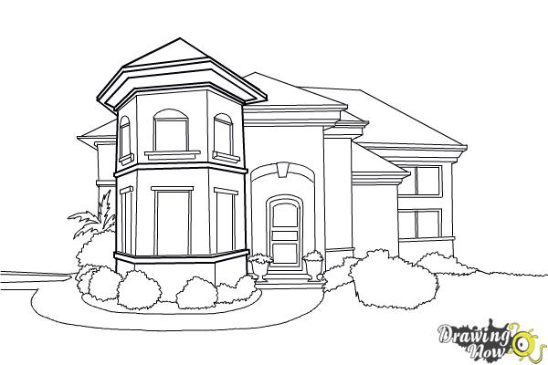 House Drawing Pictures To Pin Pinsdaddy  Dream House Drawing Sketch PNG  Image  Transparent PNG Free Download on SeekPNG