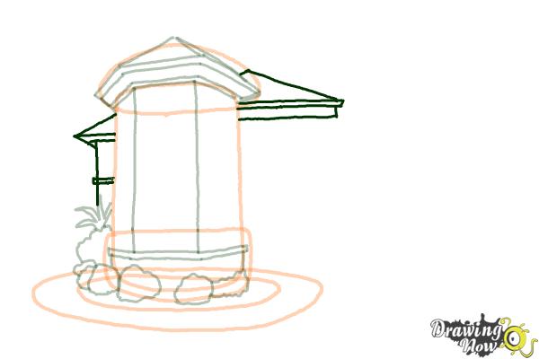 How to Draw a Dream House - Step 8