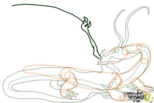 How to Draw a Changewing Dragon from How to Train Your Dragon - Step 12