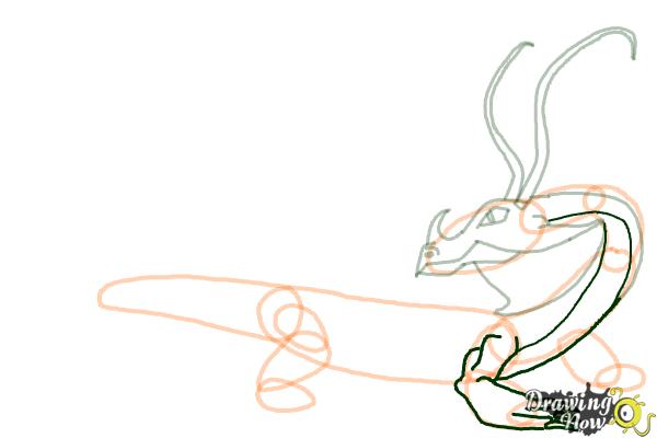 How to Draw a Changewing Dragon from How to Train Your Dragon - Step 8