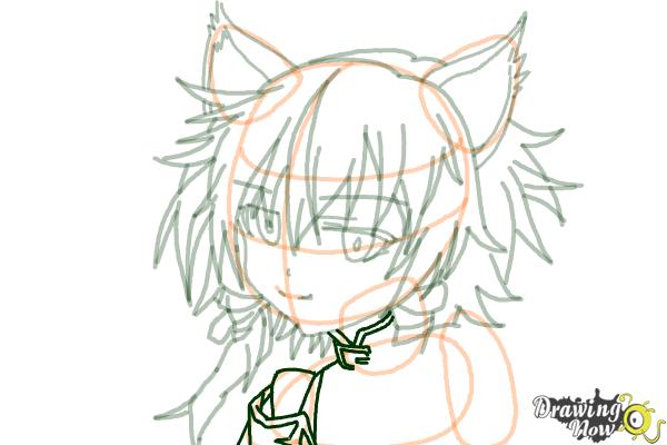 How to Draw Sinon, Shino Asada from Sword Art Online - Step 13