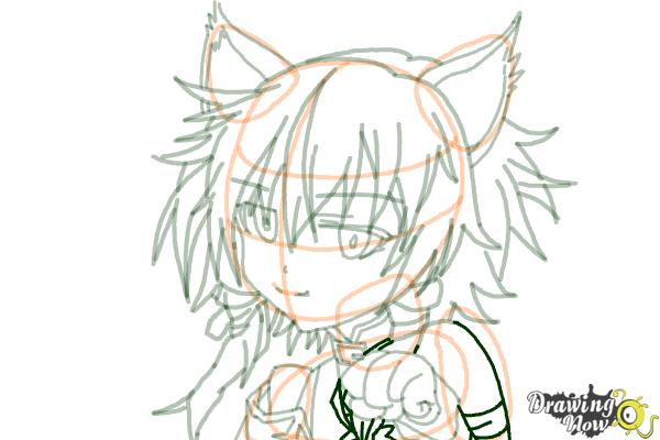 How to Draw Sinon, Shino Asada from Sword Art Online - Step 15