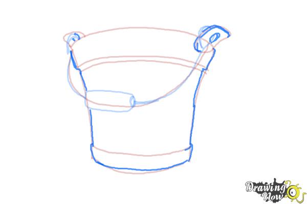How to Draw a Bucket - Step 5
