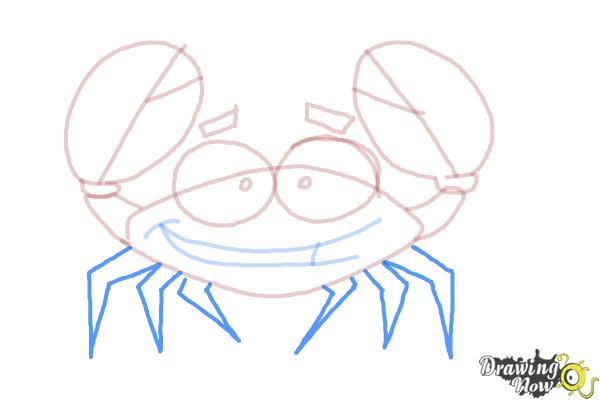 How to Draw a Crab For Kids - Step 9