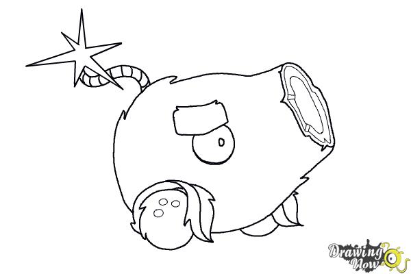 How to Draw a Coconut Cannon from Plants Vs. Zombies 2 - Step 13 How to Draw a Coconut Cannon from Plants Vs. Zombies 2 - Step 13