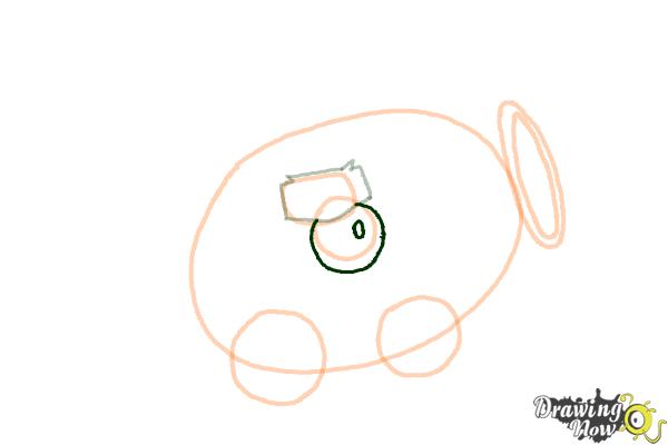 How to Draw a Coconut Cannon from Plants Vs. Zombies 2 - Step 5
