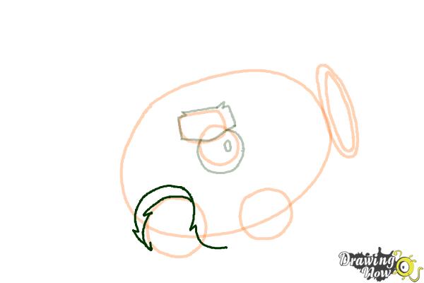 How to Draw a Coconut Cannon from Plants Vs. Zombies 2 - Step 6