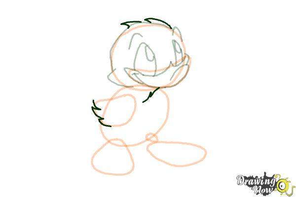 How to Draw a Duckling - Step 7