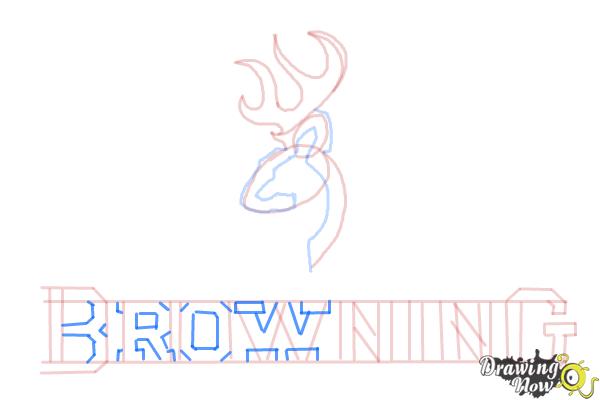 How to Draw a Browning Symbol - Step 11