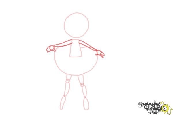How to Draw a Dancer - Step 5