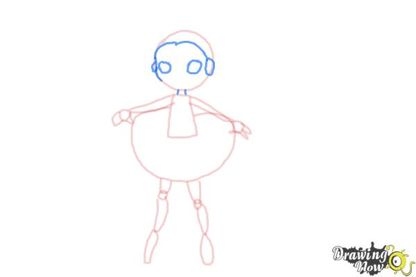 How to Draw a Dancer - Step 6