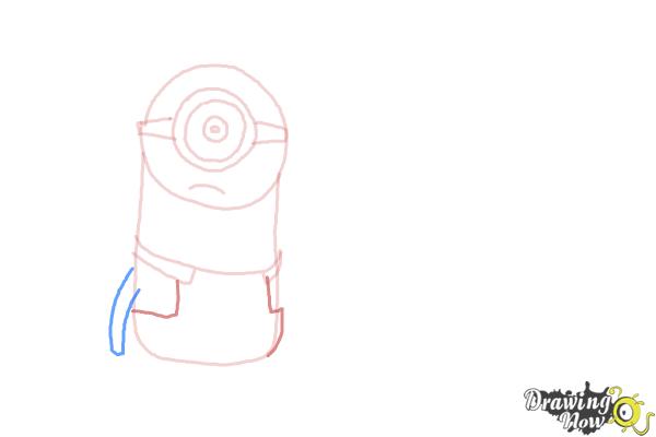 How to Draw Despicable Me Minions - Step 7