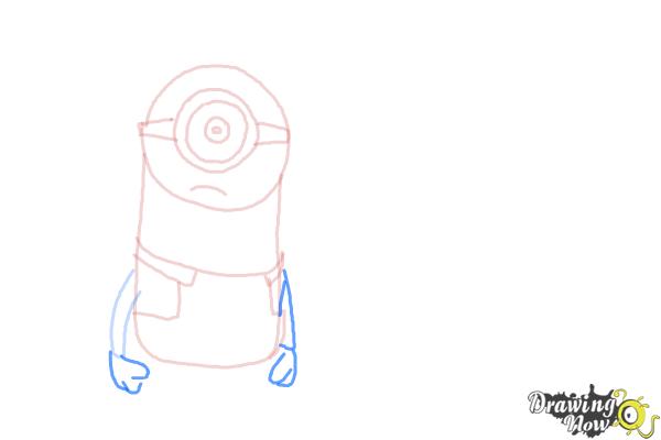 How to Draw Despicable Me Minions - Step 8