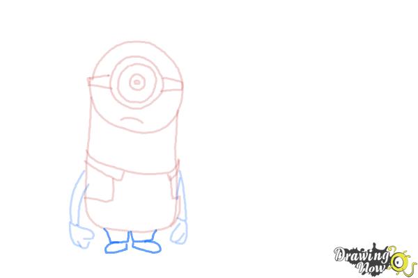 How to Draw Despicable Me Minions - Step 9