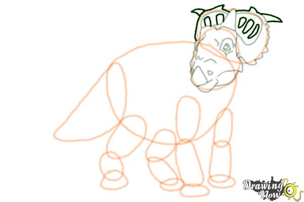 How to Draw Juniper from Walking With Dinosaurs - Step 13 How to Draw Juniper from Walking With Dinosaurs - Step 13
