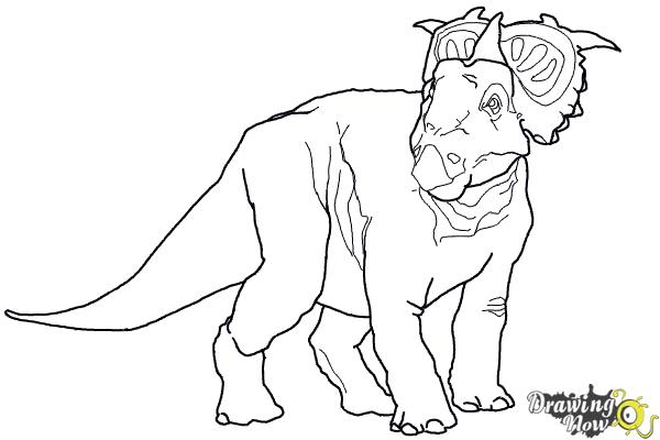 How to Draw Juniper from Walking With Dinosaurs - Step 17 How to Draw Juniper from Walking With Dinosaurs - Step 17