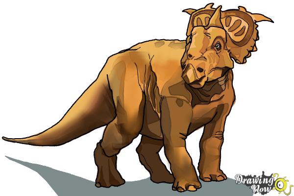 How to Draw Juniper from Walking With Dinosaurs - Step 18 How to Draw Juniper from Walking With Dinosaurs - Step 18
