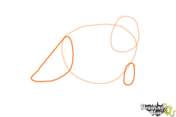 How to Draw Juniper from Walking With Dinosaurs - Step 3 How to Draw Juniper from Walking With Dinosaurs - Step 3